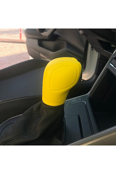 Cartex Sarı Volkswagen Seat Skoda Golf Leon Dsg Silikon Vites Topuzu Koruyucu...