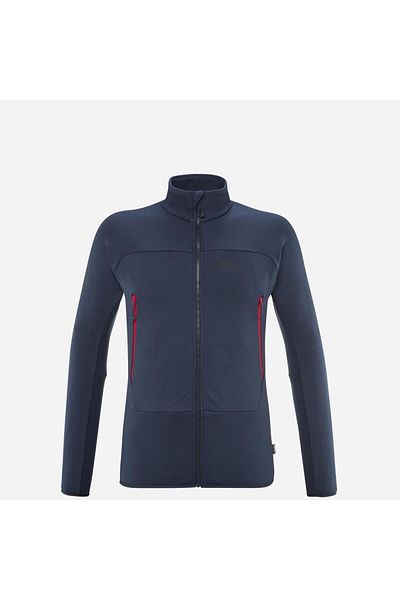 Millet Fusion Grid Full Zip Polartec® Men's Mıv9465 7317 Sapphire-xl