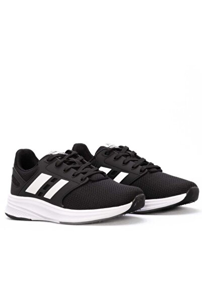 Jump 29964 Unisex Siyah Beyaz Ortopedik Rahat Günlük Yürüyüş Sneaker Spor Aya...