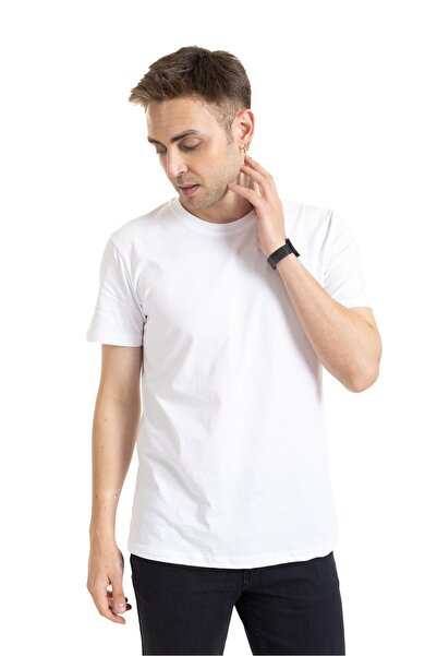 Mutlu City تي شيرت رجالي برقبة دائرية 100% قطن عالي الجودة بقصة عادية تي شيرت...