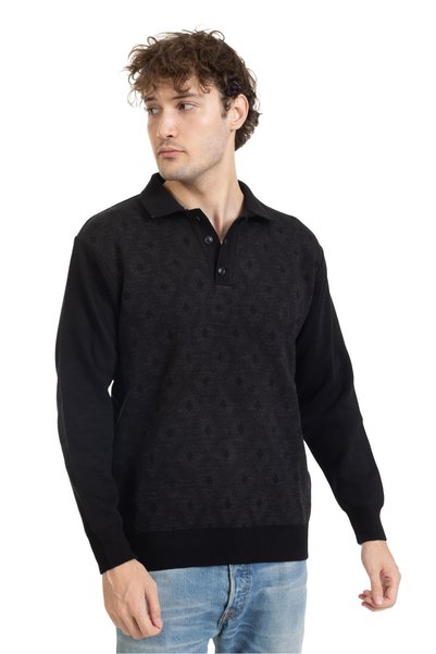 Mutlu City Men's Middle Age and Above Tight Woven Knitwear Knitted Acrylic Wi...