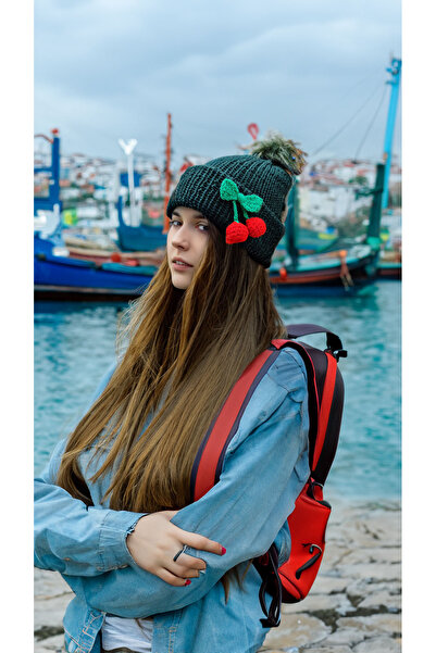 drt tasarım قبعة خضراء مع الكرز