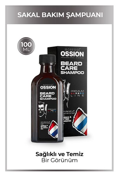 Morfose شامبو Ossion Premium للعناية باللحية - Barber Line 100 مل