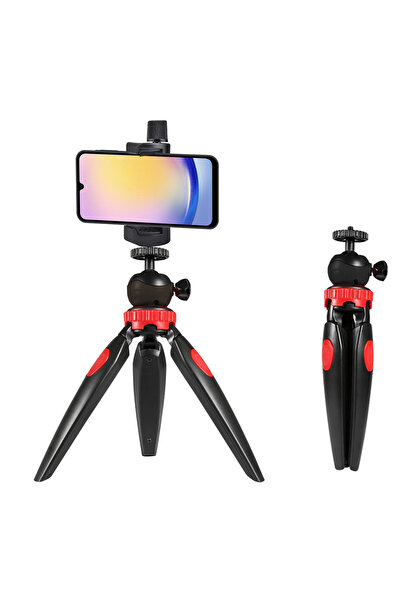 Coverzone Tripod Modern Tarasım 3 Ayak Mini Kamera ve Telefon Tripodu + Döner...