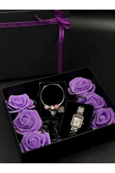 Masalsı Concept 14 Şubat Sevgililer Günü Hediyesi Yapay Çiçek Süslü Kutuda Çe...