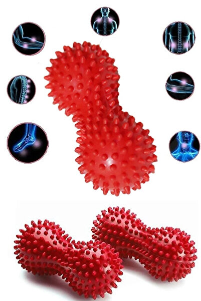 AYGÖREN HOME Dikenli Ayak Sırt Masaj Topu Vücut El Duyu Egzersiz Masaj Topu