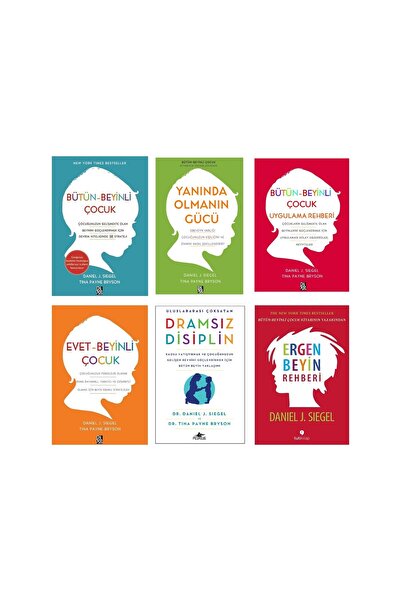 Diyojen Yayıncılık Dramsız Disiplin - Yanında Olmanın Gücü - Bütün-Beyinli Çocuk - Evet-Beyinli Çocuk / 6 kitap set