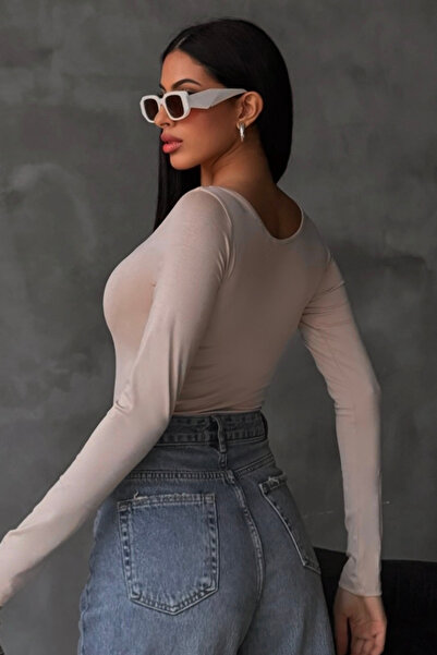 Bipantolon Γυναικεία κρεμ μπλούζα με γιακά Princess