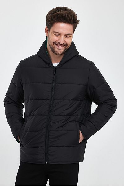 Rodi Men's Zippered Hooded Coat Rd24ke0k5546