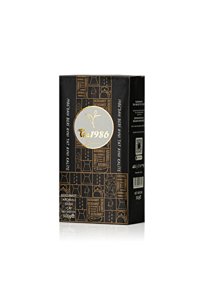 TEA1986 Bergamot Aromalı Çay 500gr 6'lı Paket