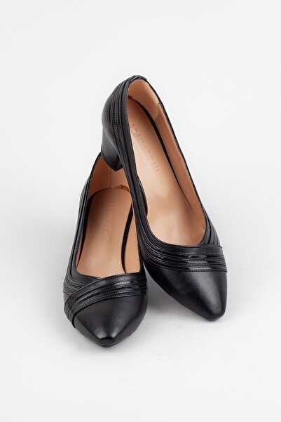 Adım Adım Women's Classic Heeled Shoes Thick Heeled Shoes