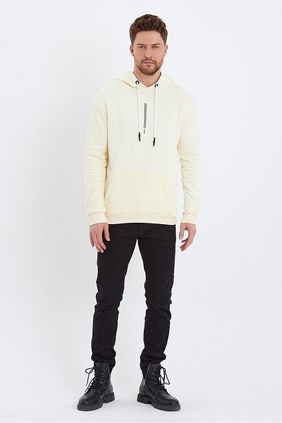 Rodi Hooded Sweat Rector Ριγέ Ds23ke0610e1 Εκρού