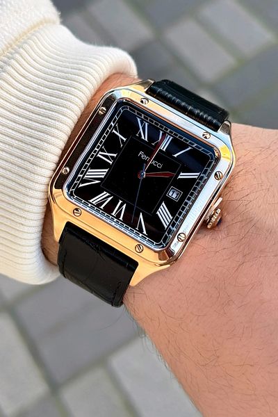 Ferrucci FC.03300TK.02 Leather Cord Men's Wristwatch
