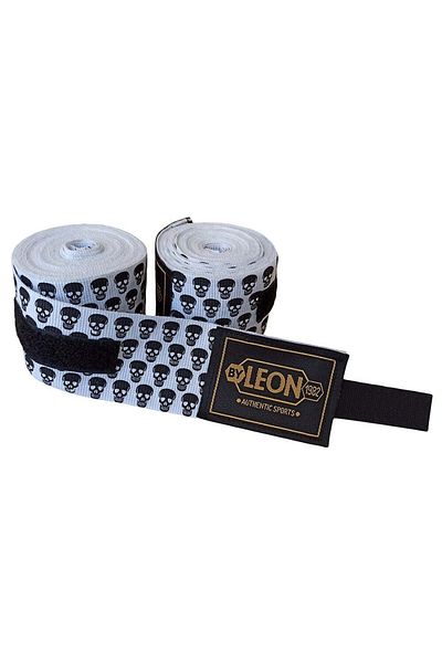 SPORIO boxing bandage Big Skulls Skull 5 Meters Boxing Bandage Black
