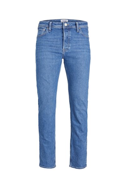 Jack & Jones JACK JONES Mike Orijinal Dar Kesim Mavi Renk Kot Pantolon 12242320