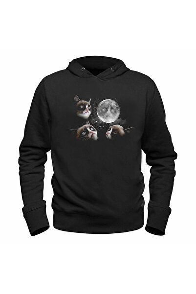 Alfa Tshirt Black Cat Black Kids Sweatshirt