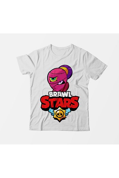 Alfa Tshirt Παιδικό λευκό μπλουζάκι Brawl Stars Tara