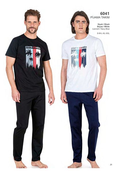 Pierre Cardin Men's Summer Pajama Set 6041