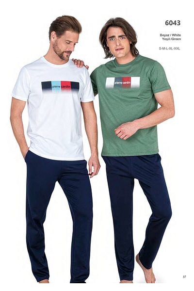Pierre Cardin Мъжка лятна пижама комплект 6043