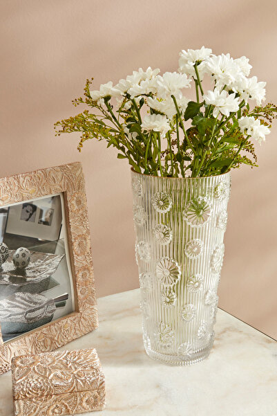 Karaca Home Neal Şeffaf Cam Vazo 28x14x19, 5