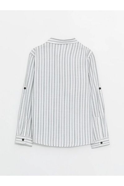 LC Waikiki LCW Kids Striped Long Sleeve Boys' Shirt