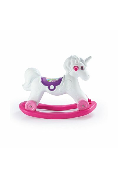 Dolu Tekerlekli Unicorn Sallanan At - Yubi Oyuncak
