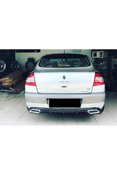 HYM TUNİNG Renault Megane 2 Sedan Kromlu Difüzör Piano Black