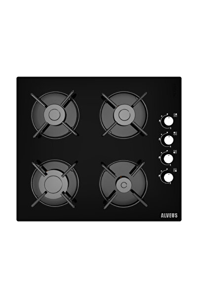 Alveus NEW 604 SİYAH CAM 3'LÜ ANKASTRE SET [BİNDESİT-GLS640-MFA604]