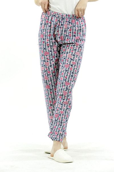 Penyelux Women's StyleFlow Heart Patterned Elastic Comfortable Sweatpants