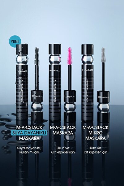 M.A.C M·a·cstack Waterproof Black Stack Mascara 12 /ml. Pssn183