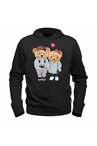 Alfa Tshirt سويت شيرت أسود لطيف للأطفال من Coupletedy Bear