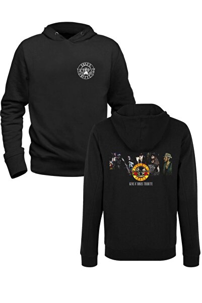 Alfa Tshirt Gun N Roses Digital Printed Black Front and Back Printed Children...