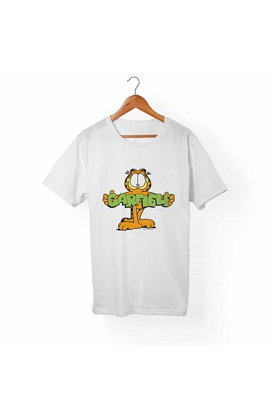 Alfa Tshirt Παιδικό λευκό μπλουζάκι Garfield