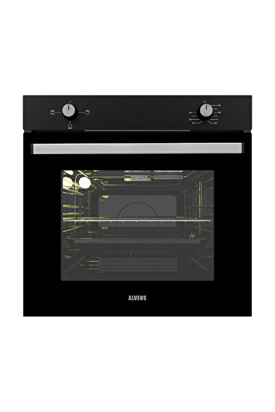 Alveus NEW 604 SİYAH CAM 3'LÜ ANKASTRE SET [BİNDESİT-GLS640-MFA604]