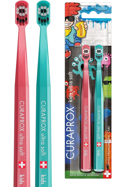 Curaprox Kids Graffiti Edition Ultra Soft 2'li Diş Fırçası