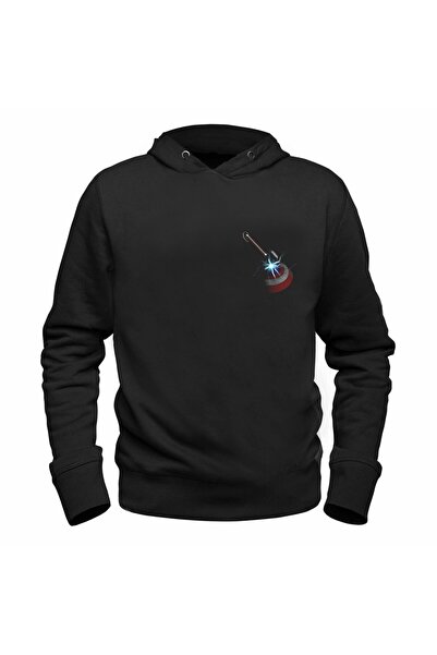 Alfa Tshirt Thor Mjolnir Printed Hammer Kids Black Sweatshirt