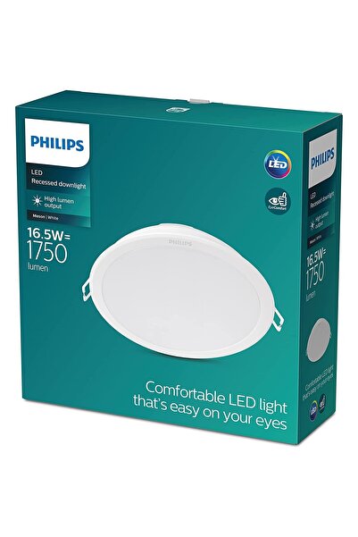 Philips 16.5w Gün Işığı 4000k Led Gömme Spot Yeşil Kutu 220v Spot Lamba