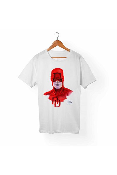 Alfa Tshirt Tricou alb pentru copii Daredevil Marvel