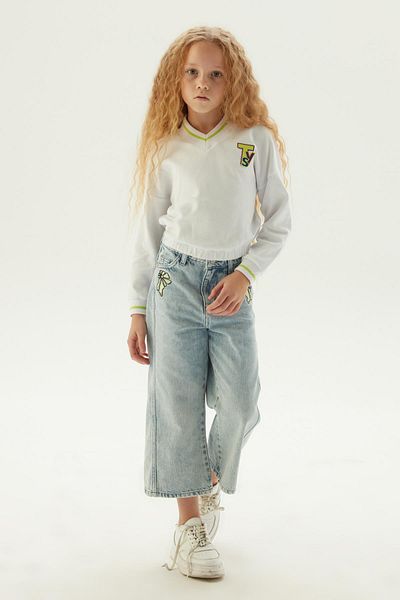 Tyess BG Store Girl's Denim Trousers
