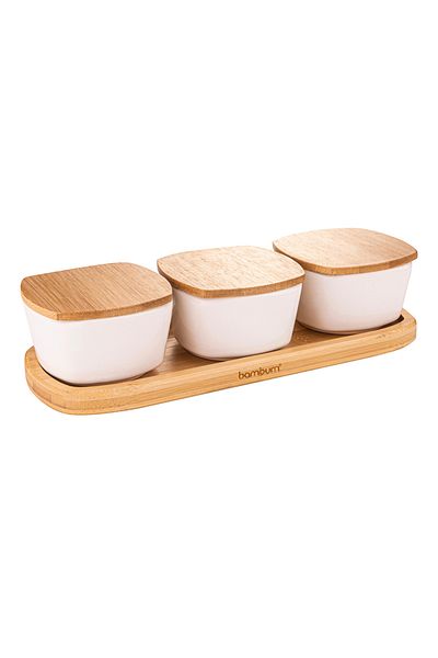 Bambum 7 Piece Hüma Porcelain Spice Set