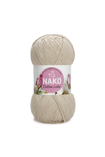 NAKO Ață de tricotat manuală Cotton Luks 100 gr