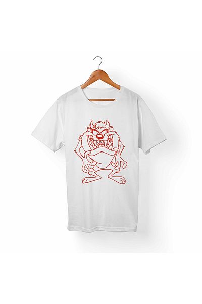 Alfa Tshirt Παιδικό λευκό μπλουζάκι Tasmanian Devil