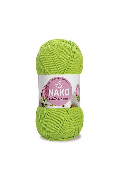 NAKO 100 Gr Χρώμα Νο: 97567 PISTACHIO GREEN Βαμβακερό πολυτελές νήμα πλεξίματος χειρός