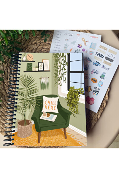 steplanner Zamansız Hayat Planlayıcı - Tarihsiz Planlayıcı - 2 Sayfa Sticker