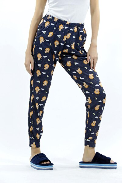 Penyelux Kadın CityChic Lastikli Desenli Rahat Jogger Pantolon