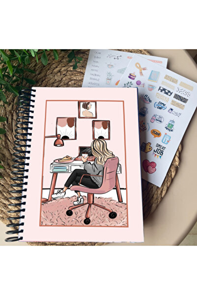 steplanner Zamansız Hayat Planlayıcı - Tarihsiz Planlayıcı - 2 Sayfa Sticker