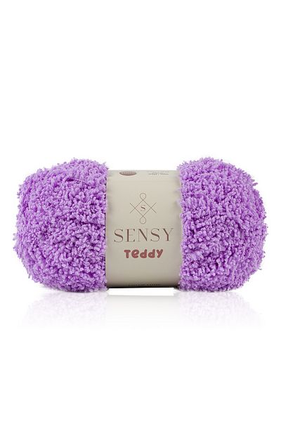 SENSY Teddy Hand Knitting Thread Blanket Thread Sweater Thread Cardigan Thread Scarf Thread Beanie Thread Knitting Thread Lilac