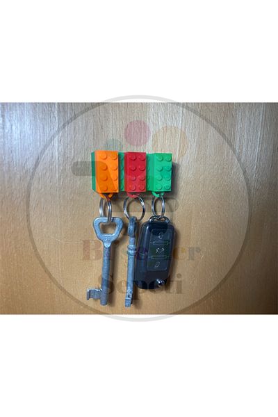Bi'şeyler Sepeti L E G O Keychain