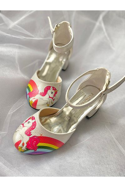 PATİK BEBE GIRL'S UNICORN GOWN WITH HEELS