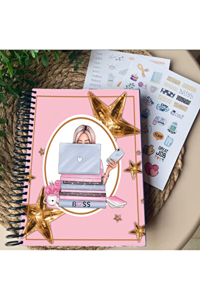 steplanner Zamansız Hayat Planlayıcı - Tarihsiz Planlayıcı - 2 Sayfa Sticker